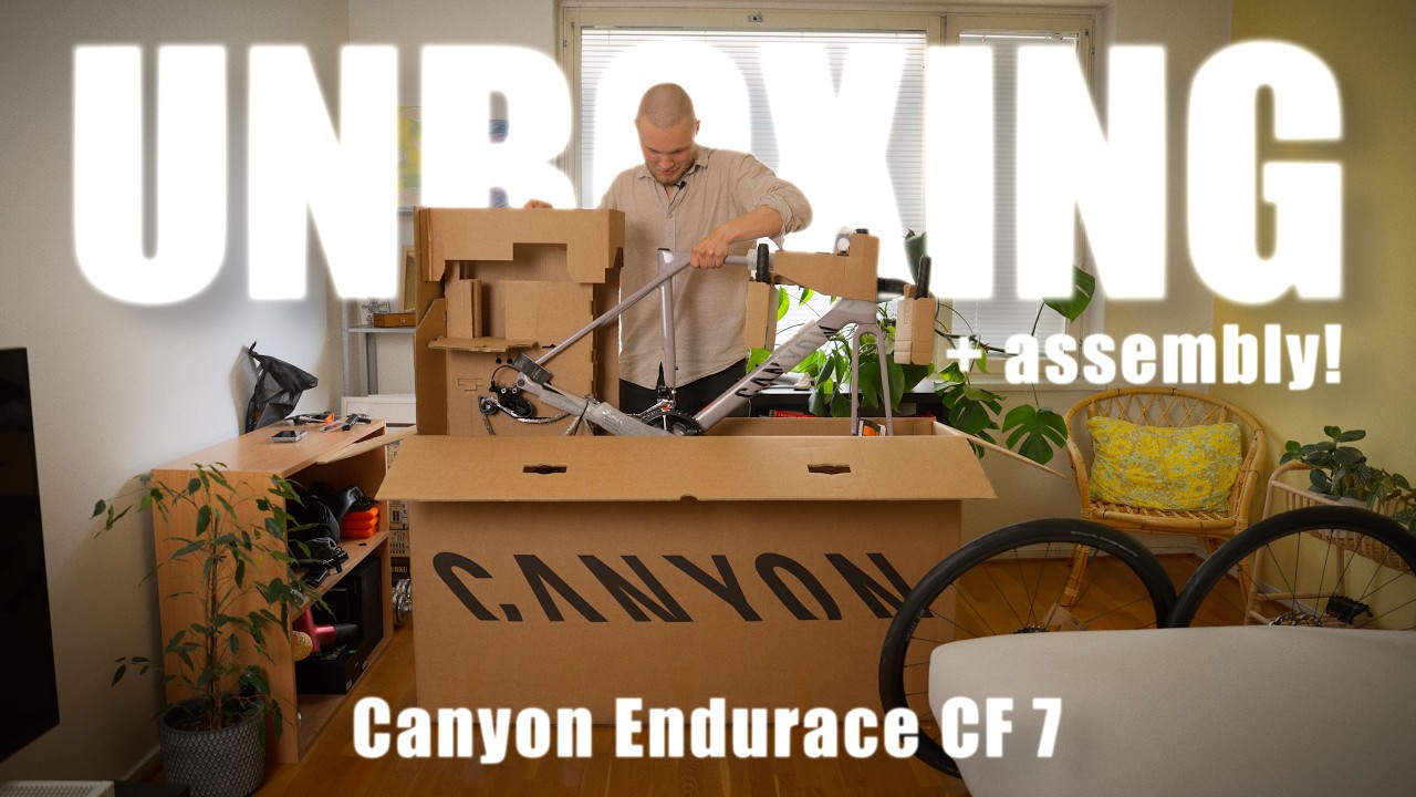 Распаковка и сборка Canyon Endurace CF 7 (2026) — шаг за шагом (байк моей мечты)