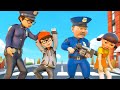 Nick Become Policeman VS Team Squid Game 2 | Scary Teacher 3D Brave Police