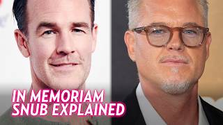 Why James Van Der Beek And Eric Dane Were Not Honored During 2026 Oscars In Memoriam Segment