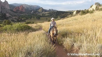 Grant - riding in the mountains! - ValleyViewRanch.net