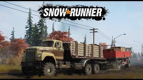 SNOWRUNNER - Rockslide Task in Black River