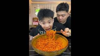New Y Challenge 5 Times More Y Noodles With My Gf Mukbang Asmr Eating