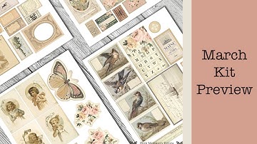 EXCITING NEWS to share! Introducing... Monthly Subscription from Pink Monarch Prints Junk Journals