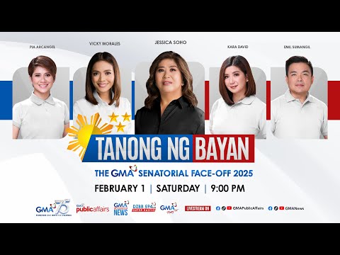 Tanong ng Bayan: The GMA Senatorial Face-off 2025 - Feb. 1, 2025 | Replay