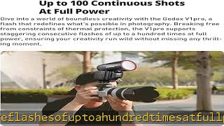 Godox V1 Pro S V1Pro S USA Version Camera Flash for Sony Camera Flash Speedlite Speedlight,76Ws 2.4 screenshot 1