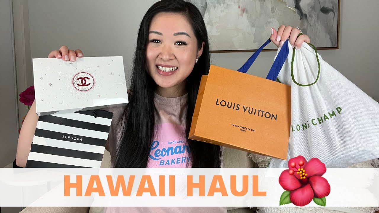 LOUIS VUITTON HAWAII HAUL  Cheaper designer goods?! 