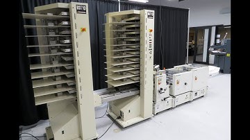 Bourg BST-20 Collator w/AGR-T, PA-T, TR-T Booklet Maker PFS YouTube