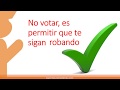 Instrucciones para votar la consulta anticorrupción