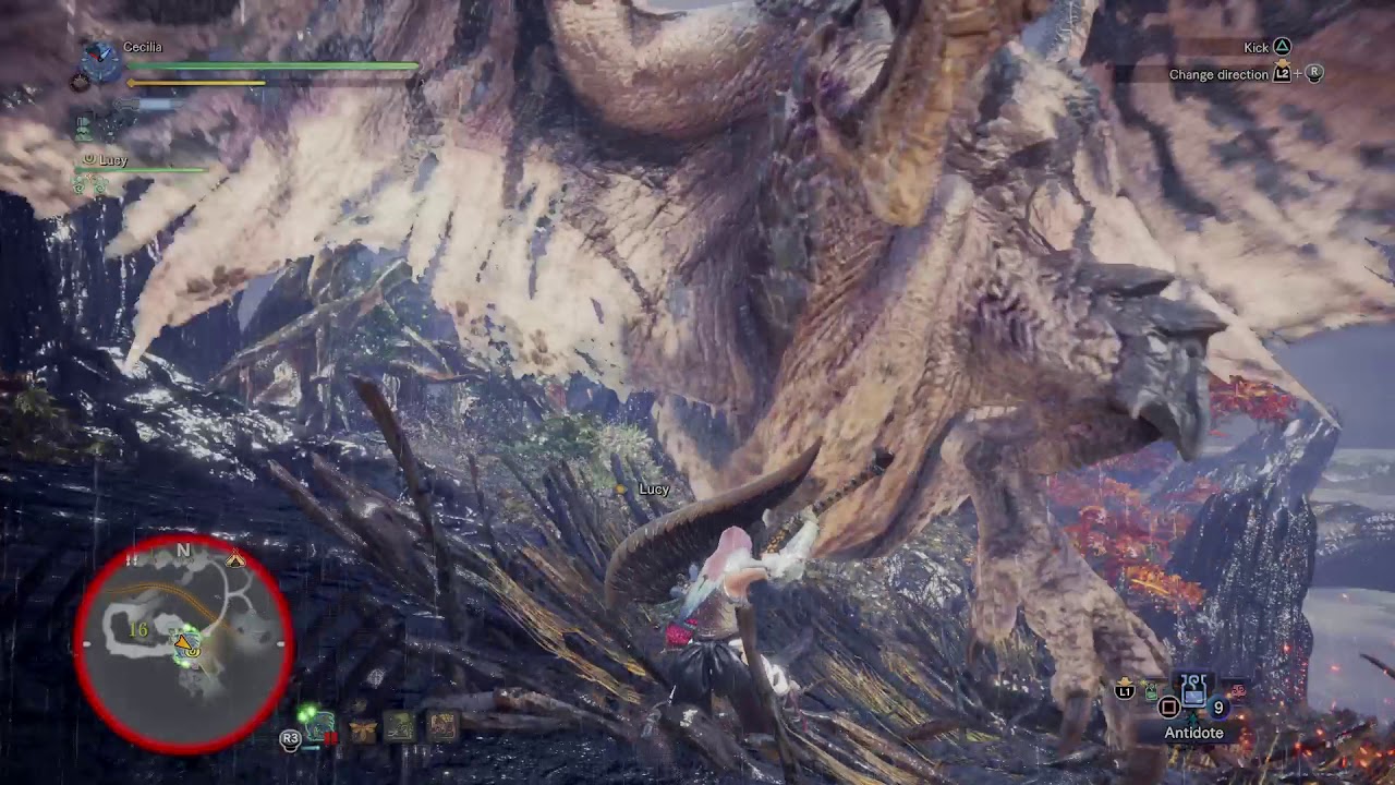 Azure Rathian Monster Hunter: World Azure Rathalos - YouTube