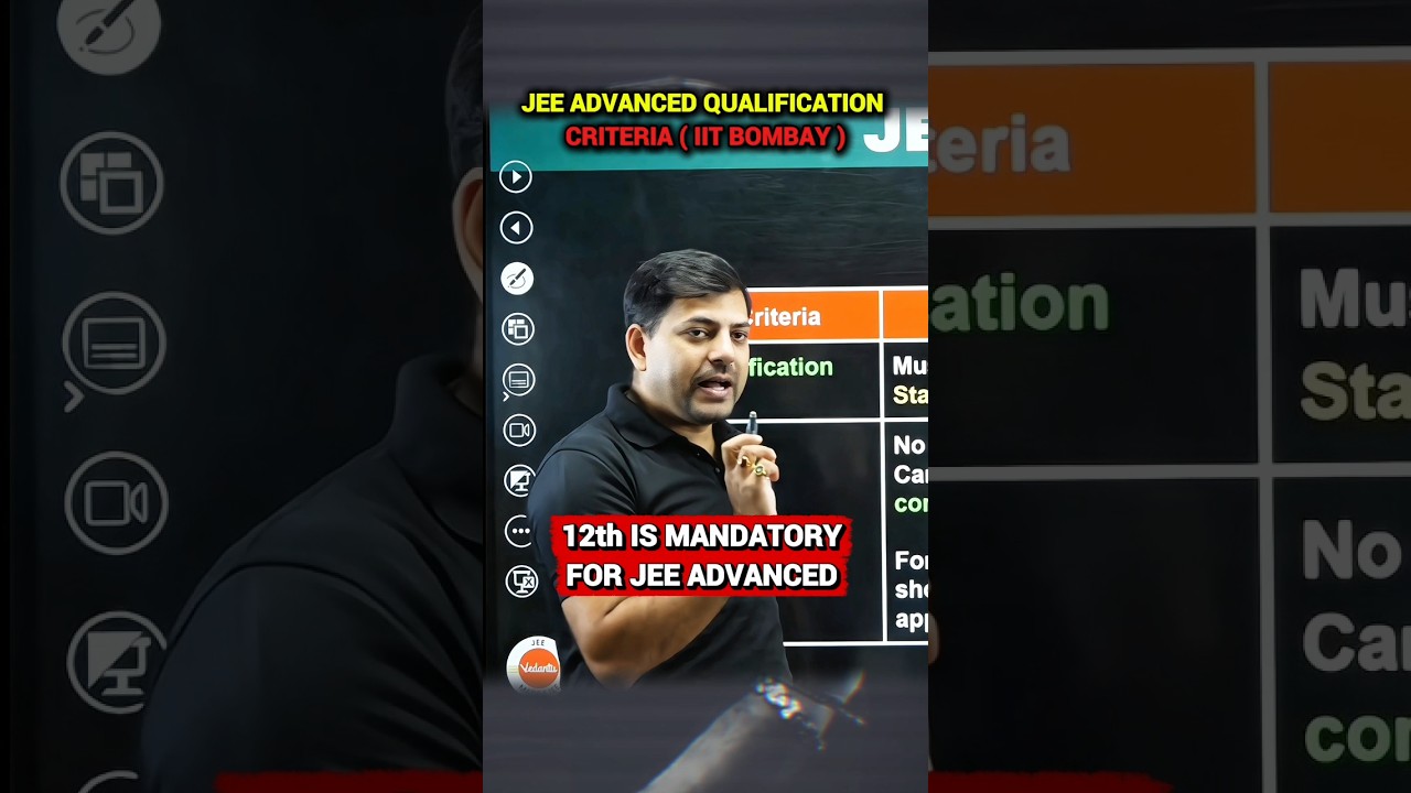 JEE ADVANCED QUALIFICATION CRITERIA 😲 