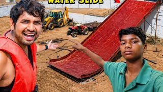 MR.INDIAN HACKERWe Make Biggest Water Slide... In Studio | Personal Water Pa