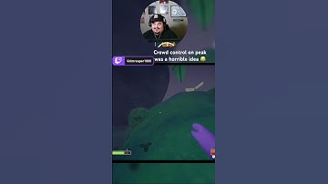 Crowd control on peak was terrible 😂 #twitch #peakgame #gaming #peak #funny #fyp #shorts