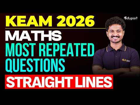 KEAM - Straight Lines | Most Repeated Questions | Eduport