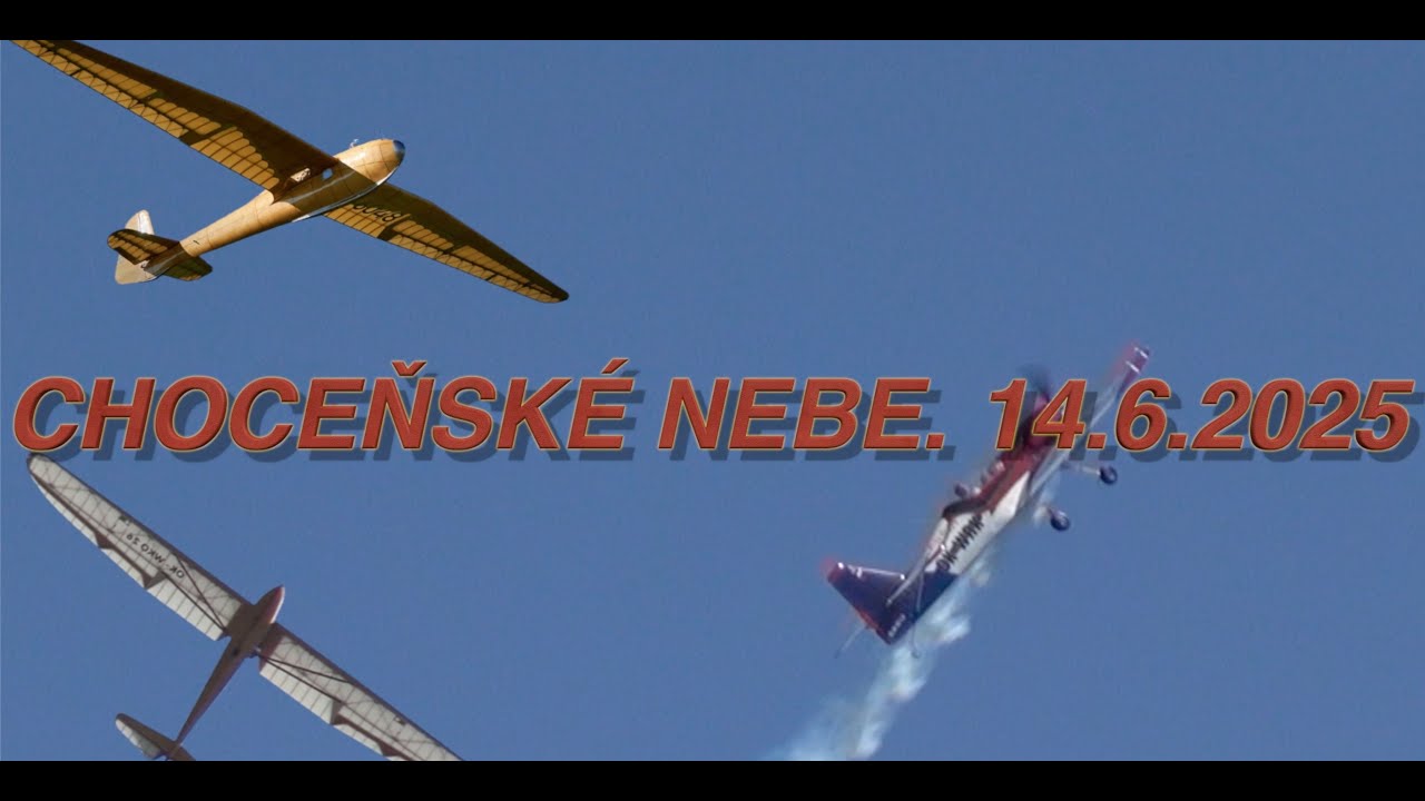 Choceňské nebe, letecký den. 90 ti leté výročí
