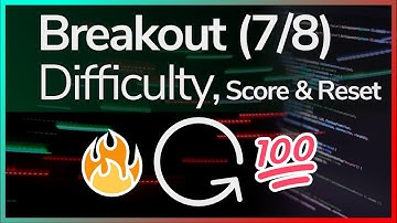 Breakout (7/8) - Difficulty, Score and Reset - C++/SFML - GPS 2.7 - Urdu/اردو