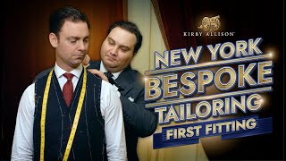 First Fitting Of My First Bespoke Suit From A Us Tailor Paolo Martorano Bespoke Kirby Allison