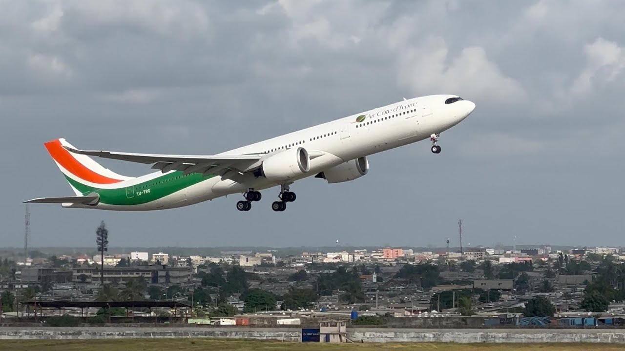 A339 VRE176 AIR CÔTE D'IVOIRE DEPARD POUR PARIS CDG