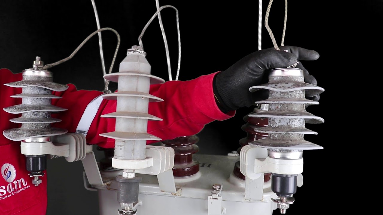 Instalando Para-Raios em um Transformador Trifásico