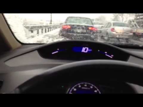 Istanbul Da Kar Basladi Youtube