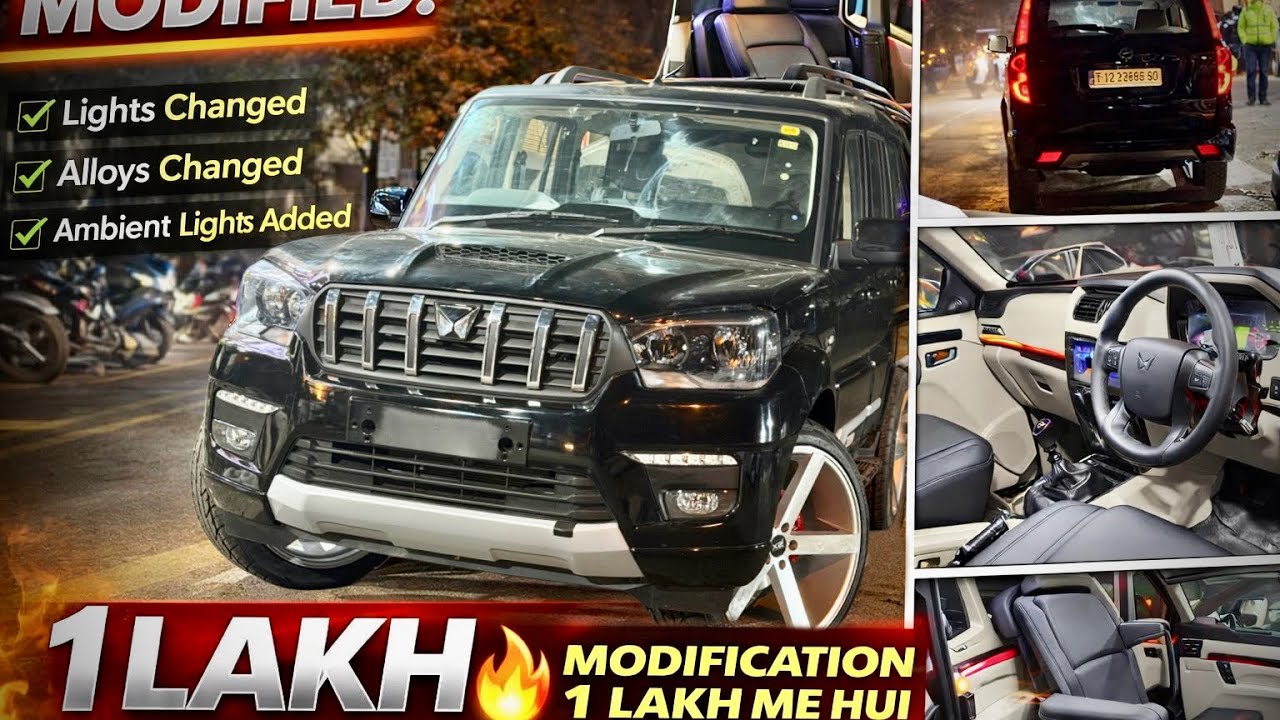 Модифицированная Mahindra Scorpio Classic S до S11 2026 года с указанием цены | Модификация Scorp...