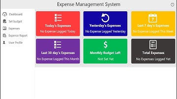 Expense Management System in MS ACCESS with Source Code
