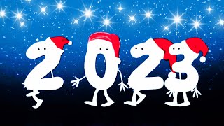 Goodbye 2022 Welcome 2023 New Year Numbers Fun 2023 Animation