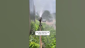 Trọn bộ tưới phun mưa với béc Rocket38 chạy bơm 1pha 3hp