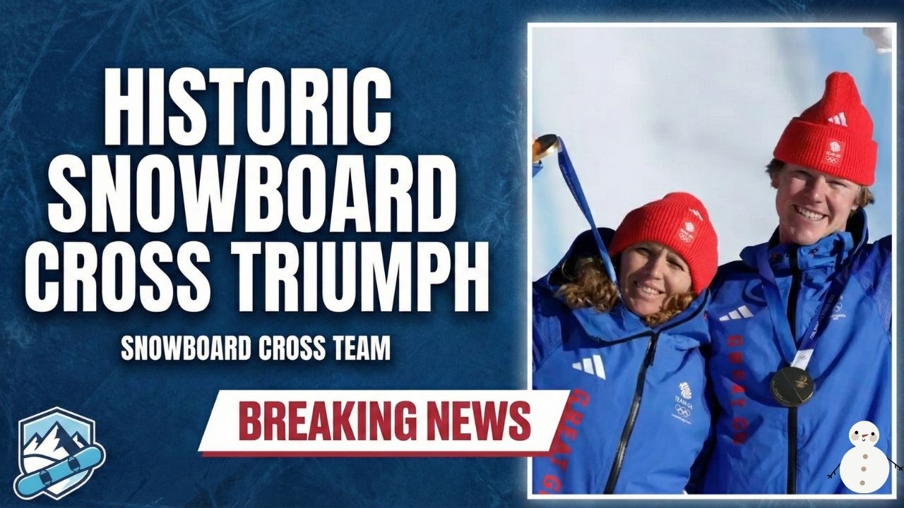 Team GB Make History! Bankes & Nightingale Win Snowboard Cross Gold | Winter Olympics Glory