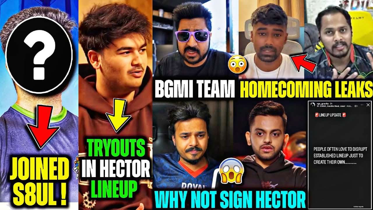 Thug on Why not Sign HECTOR🚨 GE New BGMI Team🤯 Aditya joining Hector😱 GodL Neyoo, S8uL New Player😳
