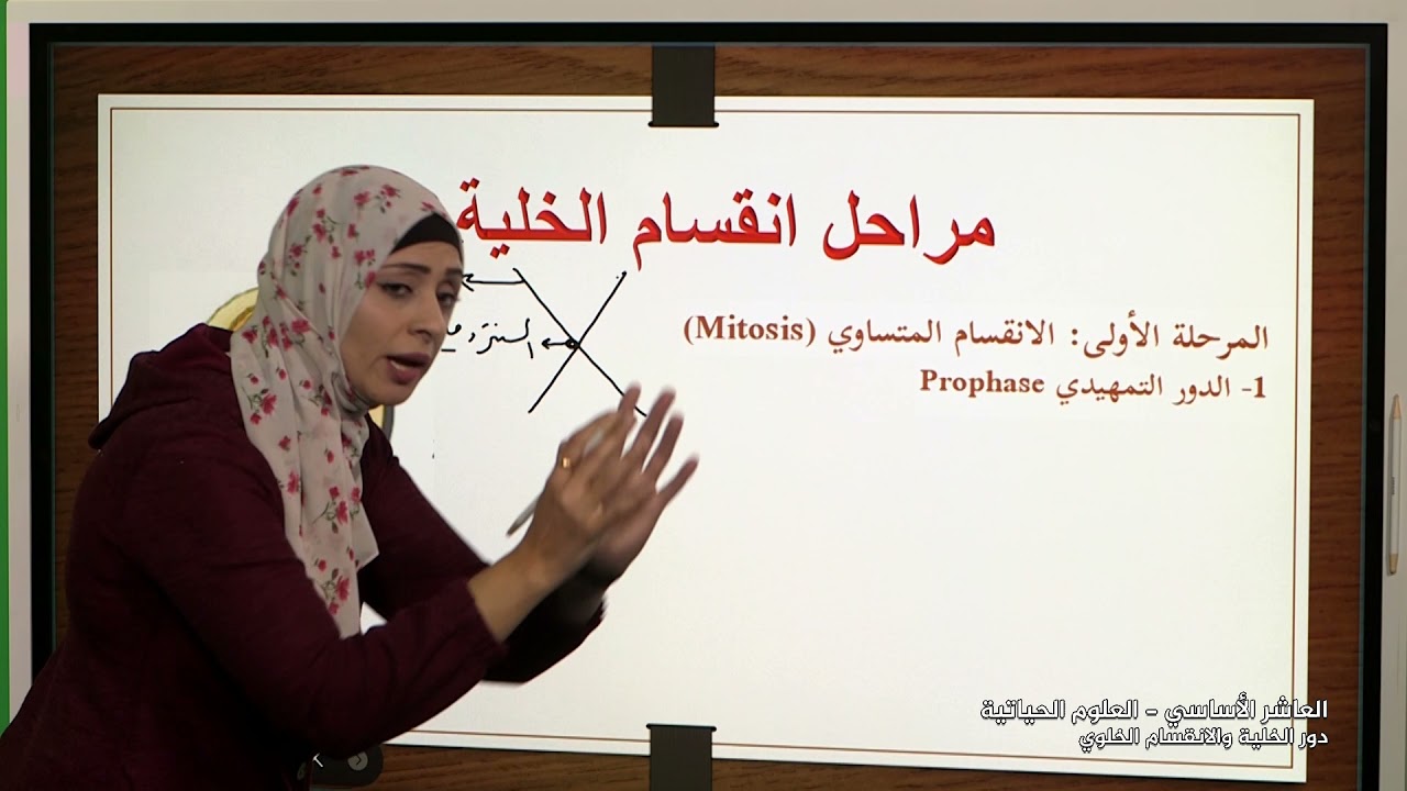 -2021- درس 1 | الوحدة 2 | دورة الخلية وأطوارها | الصف 10 | الفصل 1 | الأحياء