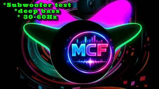MEGA BASS BOOSTER 🎧 Subwoofer test V2, deep bass, 30-60Hz,