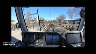 Tram 25 - Uithoorn Centrum - Station Zuid - Drivers' POV