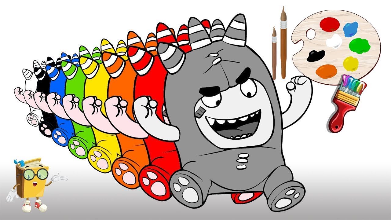 Oddbods Learn colors with Fuse oddbods animation learncolors 