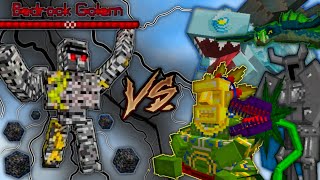 BEDROCK GOLEM VS MOWZIE'S MOBS - MCPE screenshot 5
