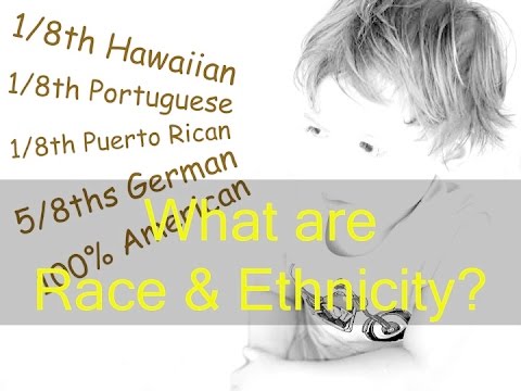 What's the difference between 'Race and Ethnicity' ?