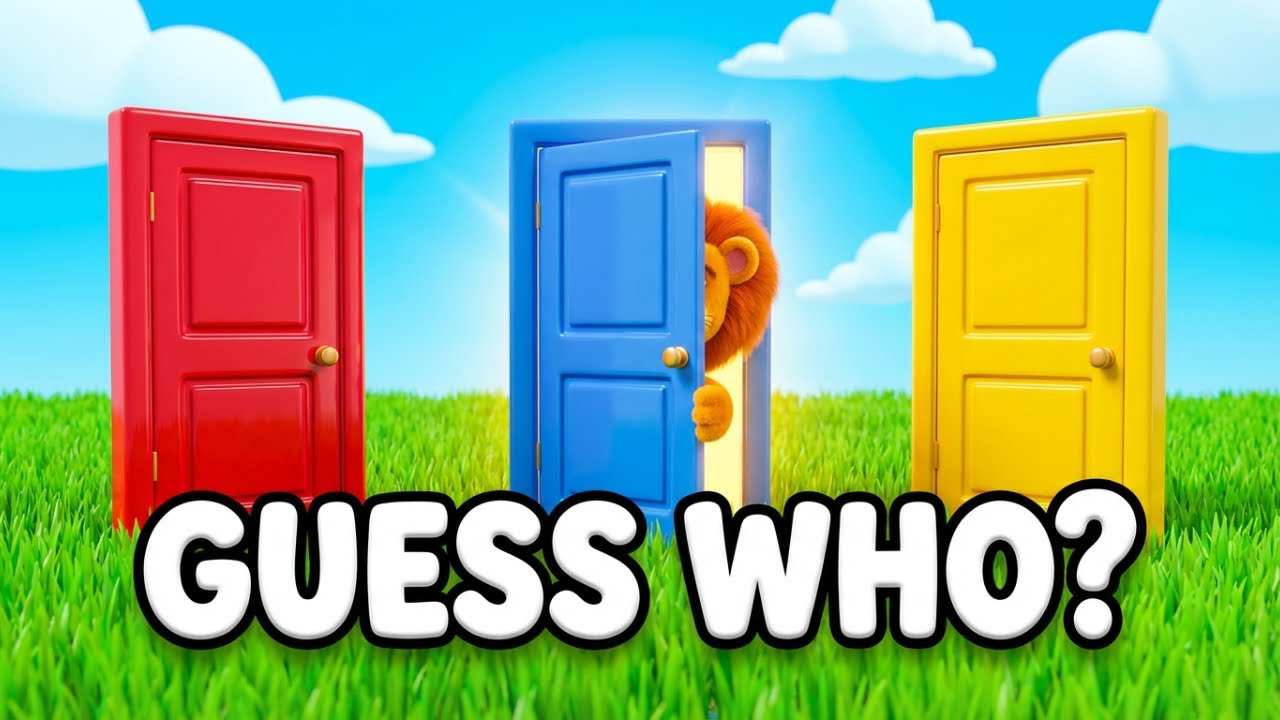 Guess What's Behind the Magic Door? 🚪 Surprise Animal Song