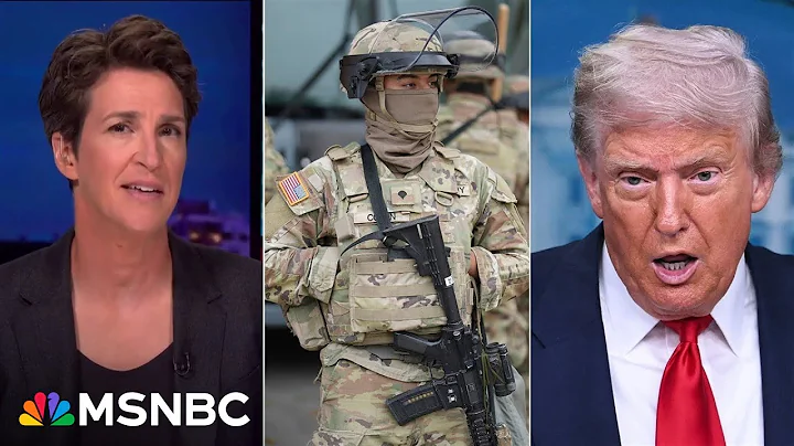 'Not about crime': Maddow CRACKS OPEN Trump's real motives in deploying the National Guard to D.C.