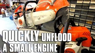 HOW-TO Quickly Un-flood An Engine!