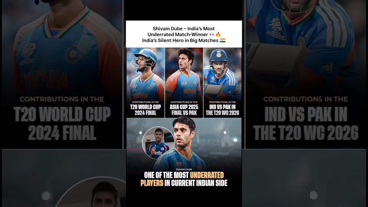 Underrated But Unstoppable 💪🔥 Shivam Dube Story ❤️ 