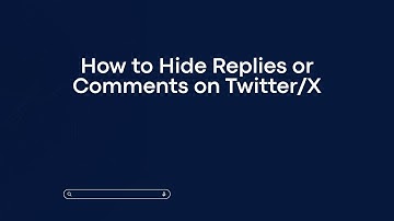 How to Hide Replies or Comments on Twitter/X