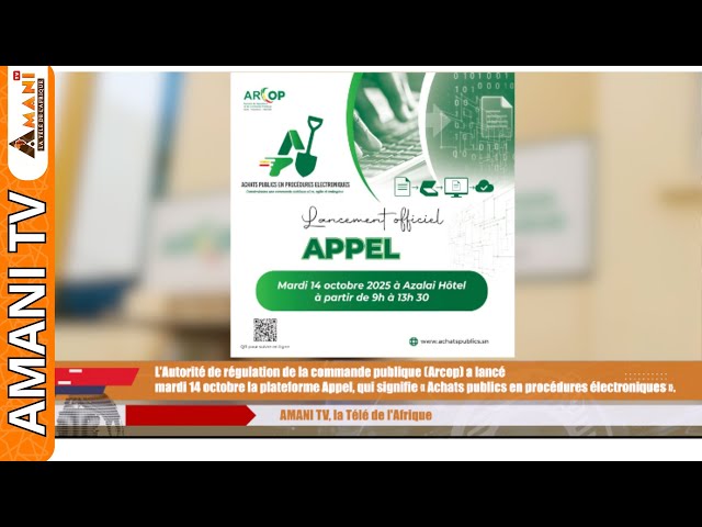 L’Autorité de régulation de la commande publique(Arcop) a lancé mardi 14 octobre la plateforme Appel