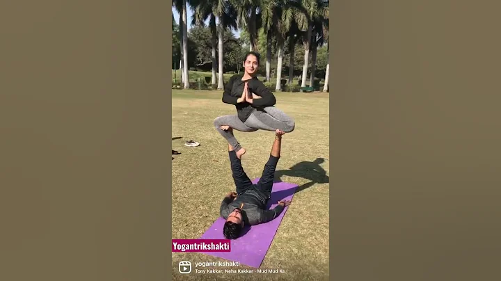 Acro yoga lovers #shorts  #trending  #acroyoga  #strength #flexibility