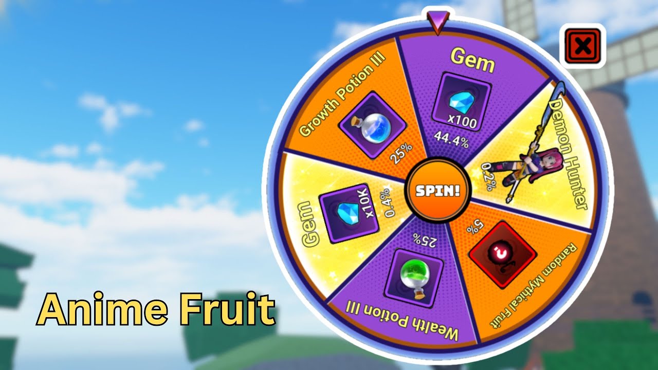What Can 21 Spins Give ME Roblox Anime Fruit YouTube 