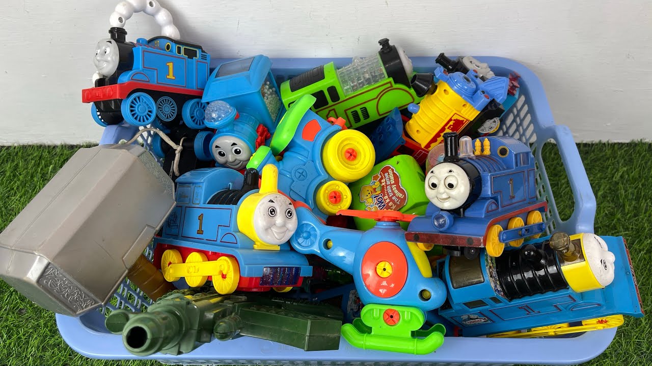 9.13 Minutes Relaxing with Playing Train Toys Collection ASMR | Review