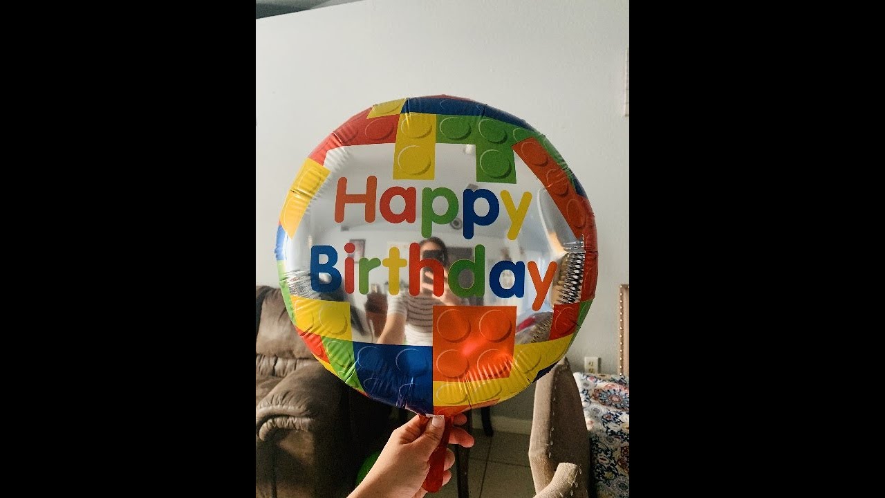 Unique Building Block Birthday Foil Balloon, 18", Multicolor Amazon Review
