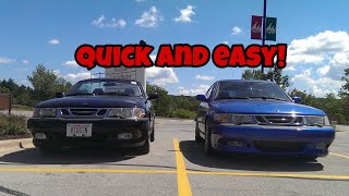 How to Change the Oil in your 1999 - 2002 Saab 9-3 & 2003 Saab 9-3 Convertible!  Base, SE and Viggen