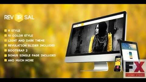 Preview Reversal Parallax One Page Joomla Template TForest