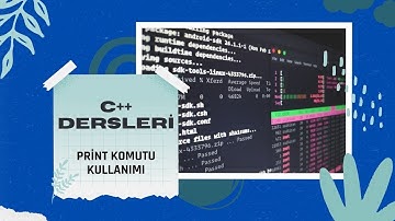 Cout ekrana yazdırma komutu || C++ Dersleri #2