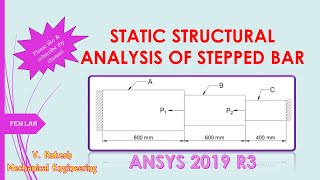 Stepped bar (Ansys 2019 R3)