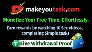 “Bonus Video: Earn Money Online with Simple Tasks | MakeYouTask Tutorial” screenshot 1
